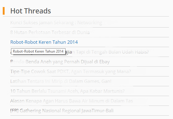 Robot-Robot Keren Tahun 2014