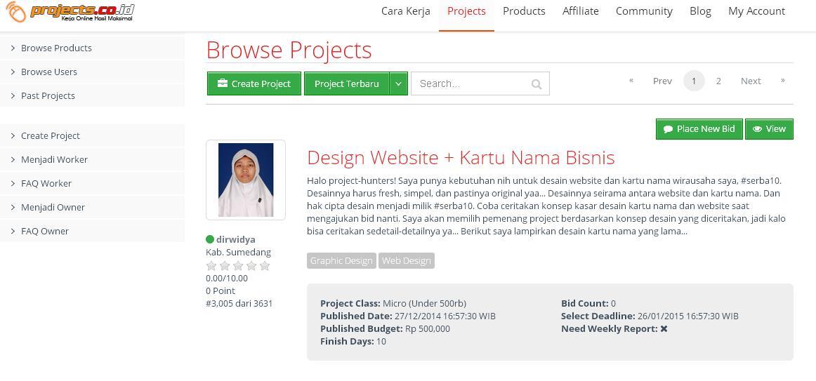 &#91;LOWONGAN FREELANCE&#93; Design Website + Kartu Nama Bisnis