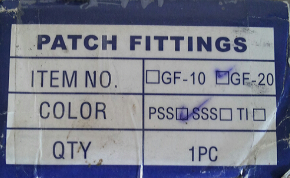 FITTING KACA / PATCH FITTING ROWELL GF10 PSS MALANG SURABAYA SIDOARJO JEMBER