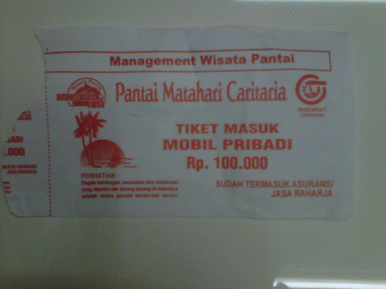 HTM Pantai Matahari Carita Lebih Mahal Dari TIJA (Ancol)