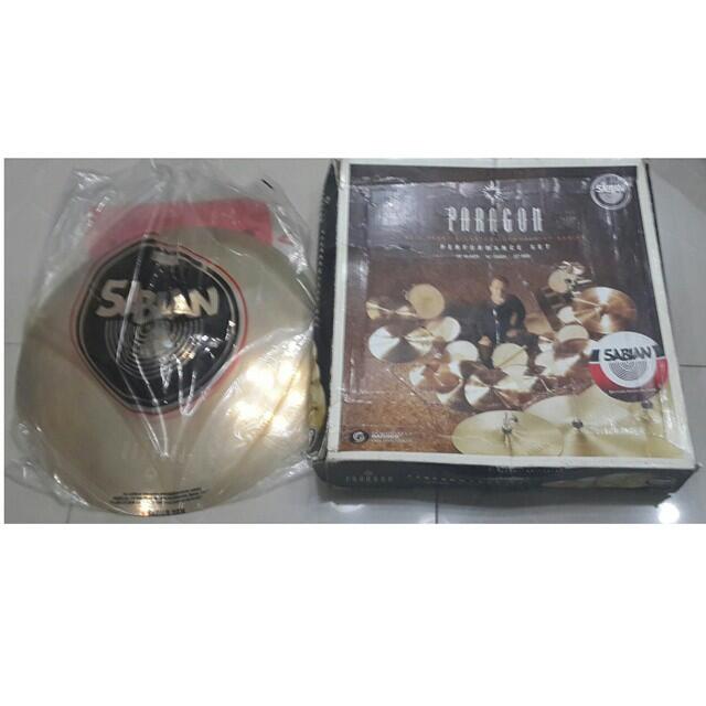 JUAL 1 SET CYMBAL METAL X DAN PARAGON SET MERK SABIAN