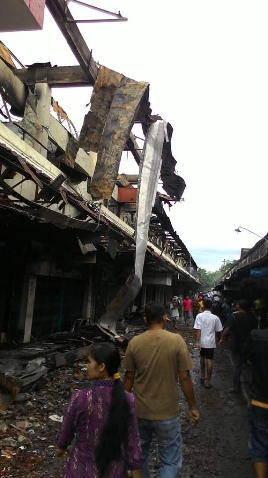 &#91;HOT NEWS&#93; Pasar Klewer di Solo Terbakar