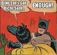 Kumpulan Meme Line Get's Rich