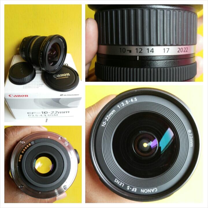 Lensa Wide Canon EFS 10-22 mm F3.5-4.5 USM