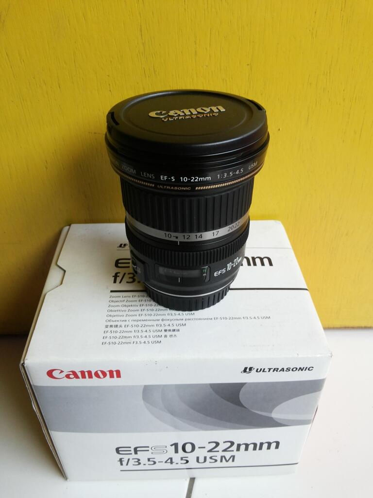 Lensa Wide Canon EFS 10-22 mm F3.5-4.5 USM