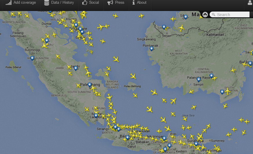 [Breaking News) Pesawat AirAsia Rute Surabaya-Singapura Hilang Kontak