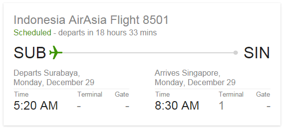 &#91;Breaking News) Pesawat AirAsia Rute Surabaya-Singapura Hilang Kontak