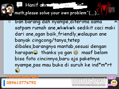 .::. Testimonial Promiserings .::.