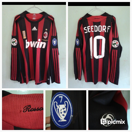 Wts Jersey Milan 06/07 n 08/09 Ls Rare