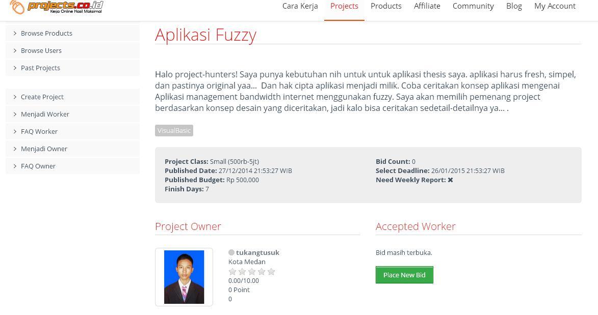 &#91;FREELANCE&#93; Aplikasi Fuzzy