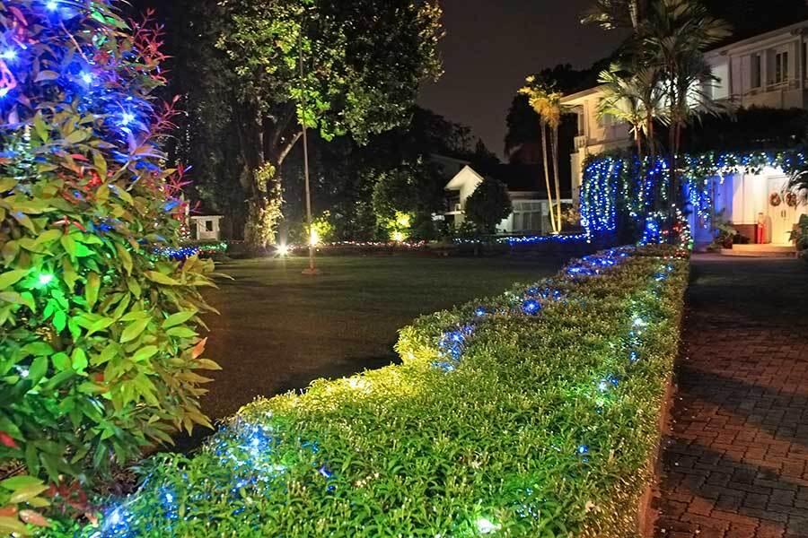 [SELAMAT NATAL] Ketika Rumah Dinas Gubernur Ahok Bertabur Cahaya