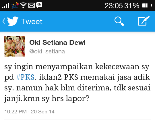  Artis Setiana Dewi Protes ke PKS, Ada Apa?