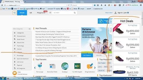 help..ada iklan di browser