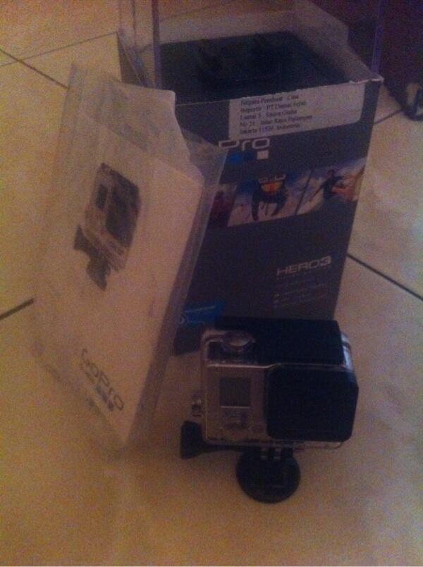 GoPro Hero 3+ Silver Edition baru pake sebulan COD Bintaro