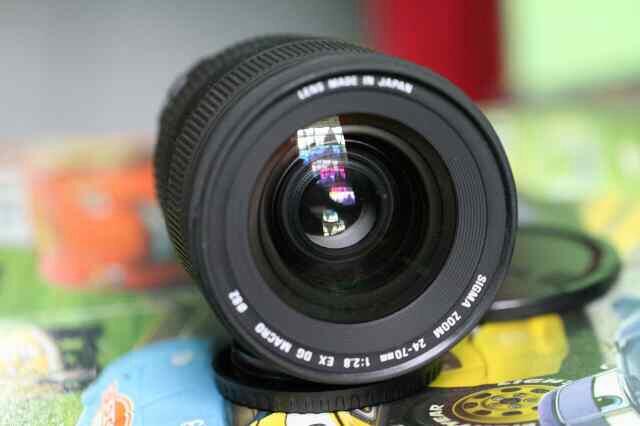 Lensa Sigma 24-70mm F2.8 mulus ngedop Jual cepat bandung