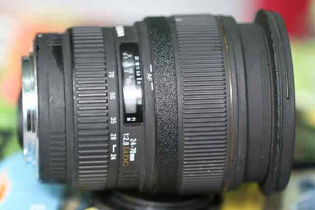 Lensa Sigma 24-70mm F2.8 mulus ngedop Jual cepat bandung