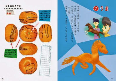 WOW, KEREN!!! Seni mengupas jeruk di Jepang ( Mikan Art )