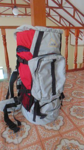 ransel carrier outdoor track 60L banyak bonus bandung