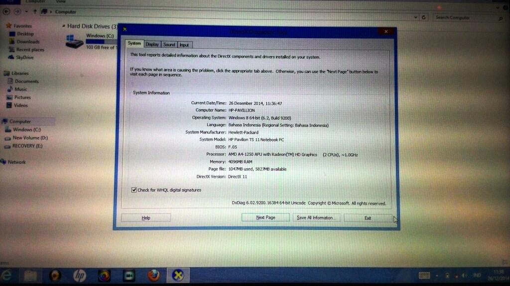 Compaq i5, Lenovo i3, HP Amd Touchscreen win 8 MURAH...3 jtan