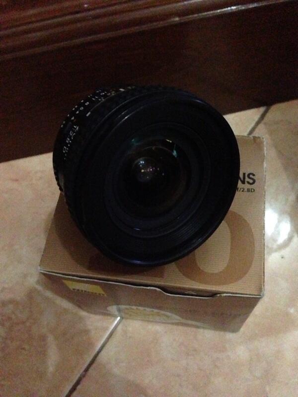 WTS : Lensa Nikon AF 20mm F/2.8D 20 mm f 2.8 D seken mulus Alta