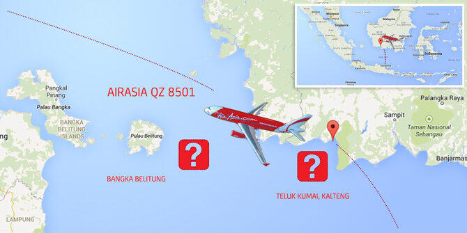 Momen-momen di menit terakhir hilangnya AirAsia QZ 8501