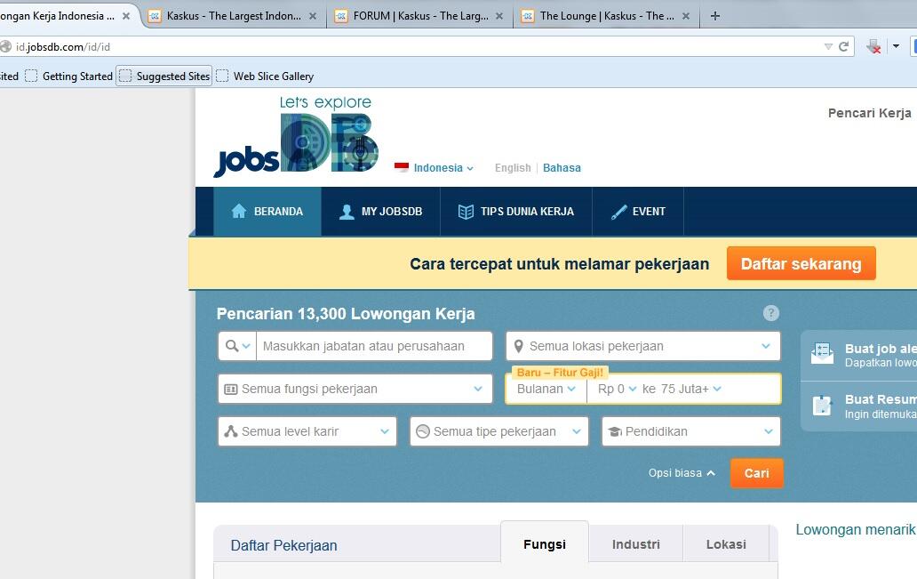 Lowongan Buat ente yang kuliah ampe S3 dan bergelar Doctor di JOBSDB..&quot;NGAKA GAN&quot;