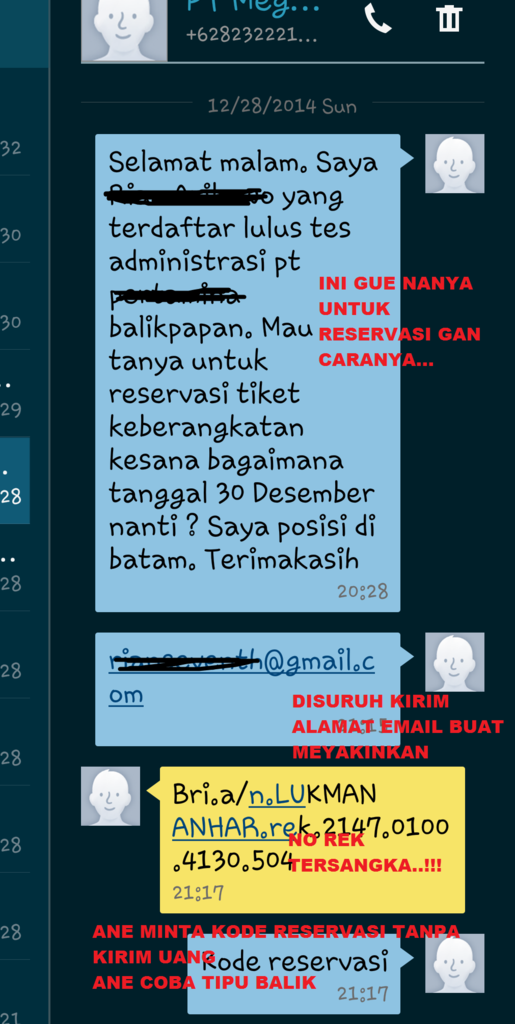 WASPADA MODUS PENIPUAN INI..!! JOBSEEKER MASUK GAN.&gt;&gt;&gt;