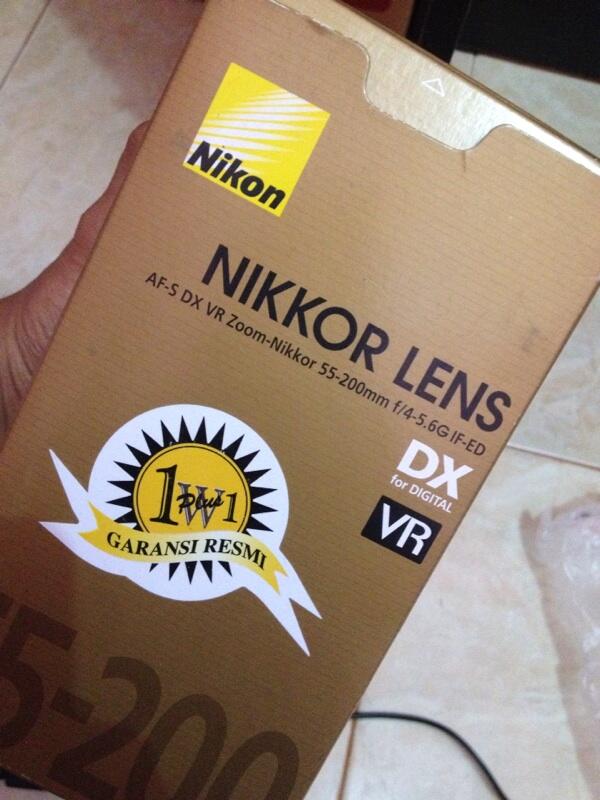 Jual Lensa Nikon AF-S DX VR 55-200mm f/4-5.6G IF-ED