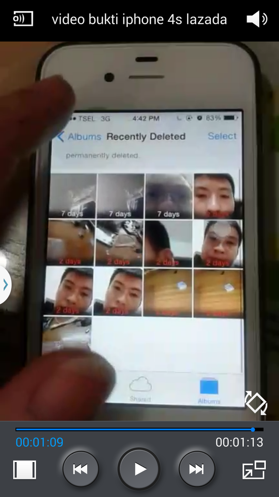 ORDER HP IPHONE 4S DI LAZADA YG MSH TERSEGEL TP SDH ADA VIDEO DAN FOTO ORANG LAIN