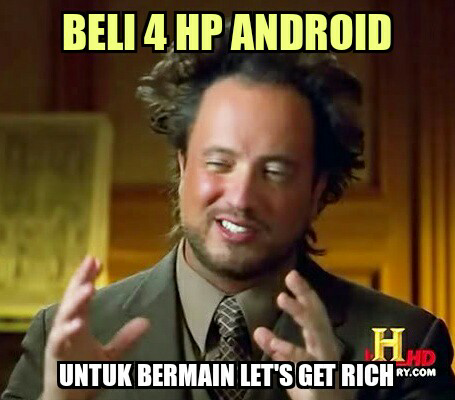 Kumpulan Meme Line Get's Rich