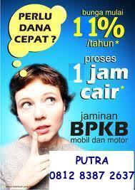 pinjaman uang gadai bpkb asli mobil 1 jam cair 081283872637