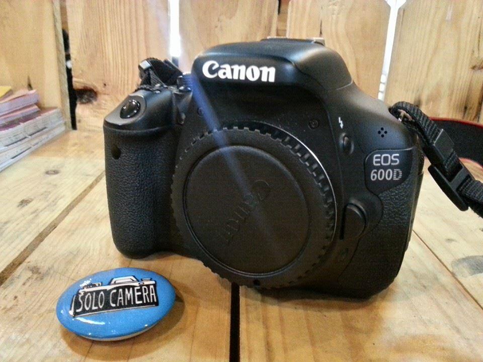 SOLO CAMERA: 600D kit 18-55 is II SC 5rb.an, mulus murah komplet box