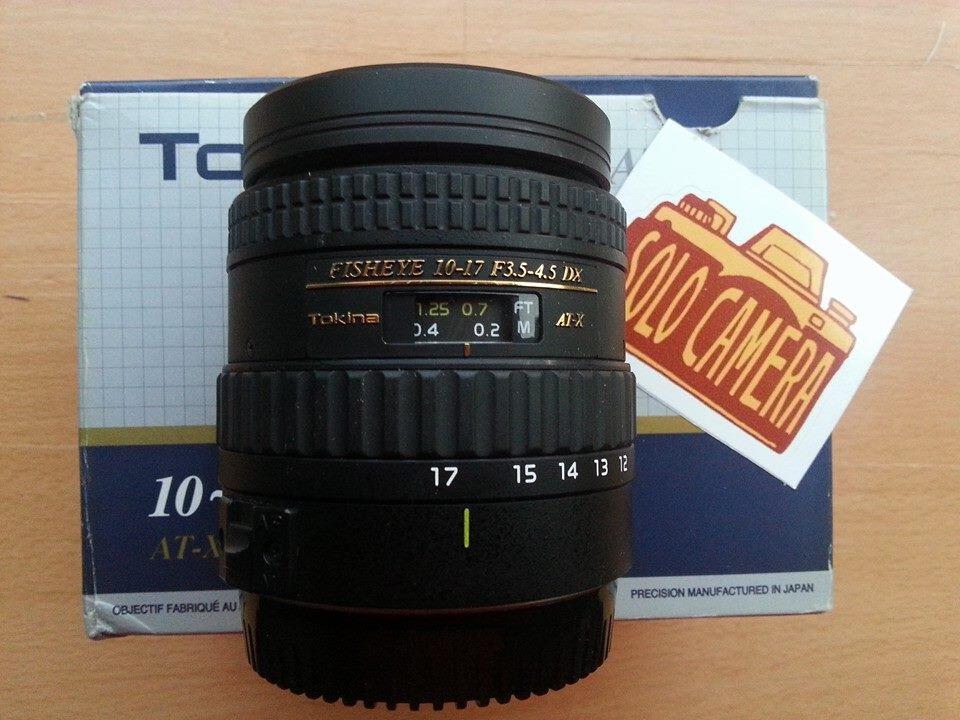 SOLO CAMERA: Tokina Fish Eye 10-17 For Canon, Mulus Murah