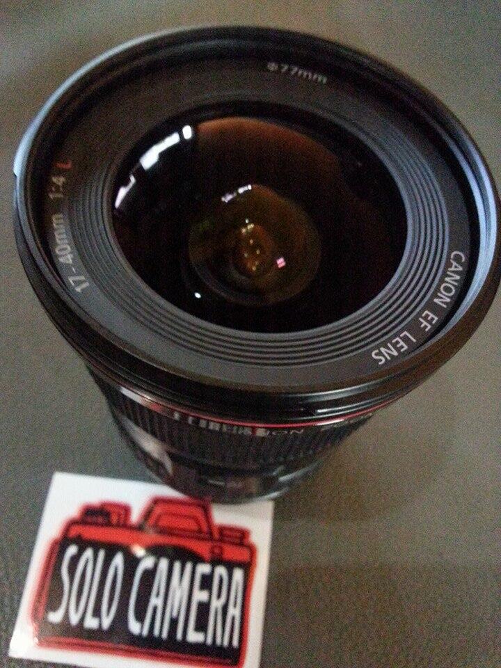 SOLO CAMERA: Canon EF 17-40 F4 L kode UA murah