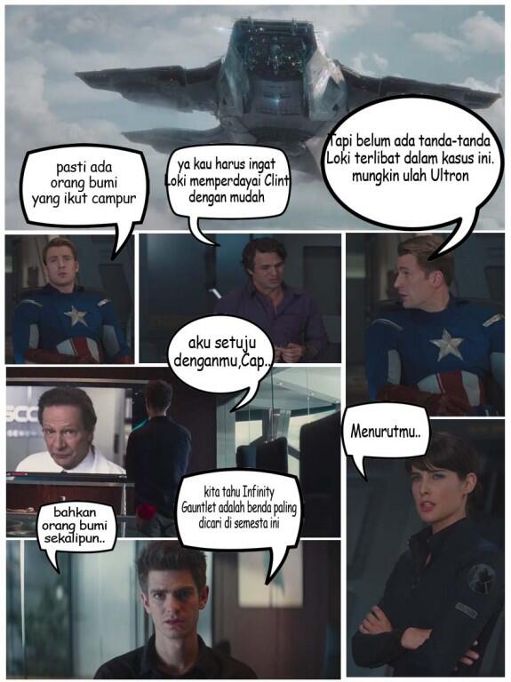 Komik MARVEL, THE AVENGERS : INVINTY WARS karya ane gan!!!