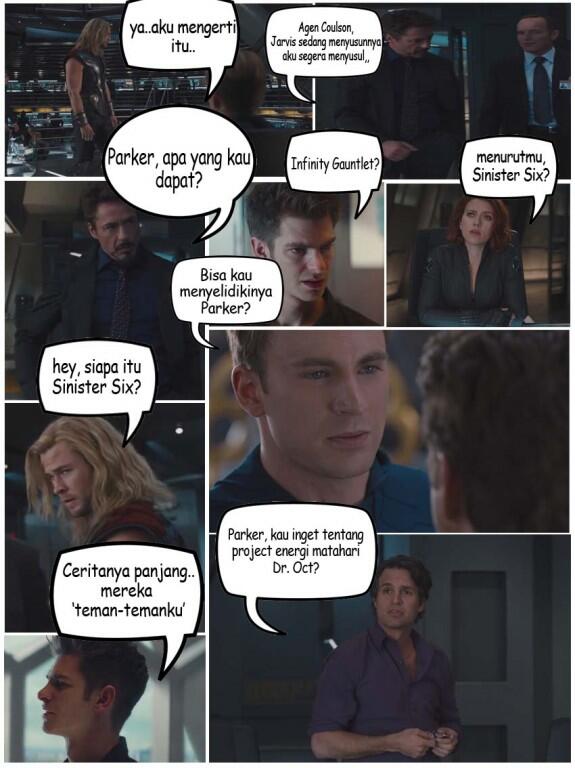 Komik MARVEL, THE AVENGERS : INVINTY WARS karya ane gan!!!