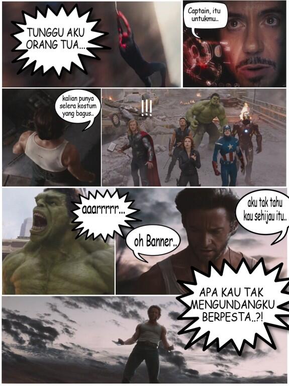 Komik MARVEL, THE AVENGERS : INVINTY WARS karya ane gan!!!