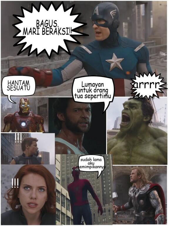 Komik MARVEL, THE AVENGERS : INVINTY WARS karya ane gan!!!