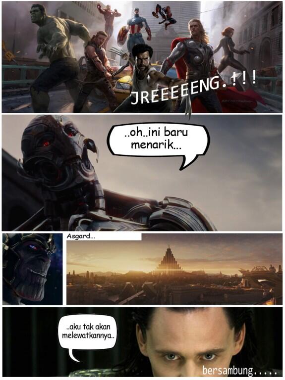 Komik MARVEL, THE AVENGERS : INVINTY WARS karya ane gan!!!