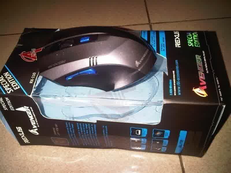 Game lebih ngeri pakai mouse rexus 110 