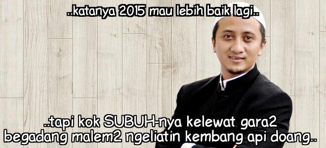 awali tahun baru mu dengan bangun di waktu subuh.