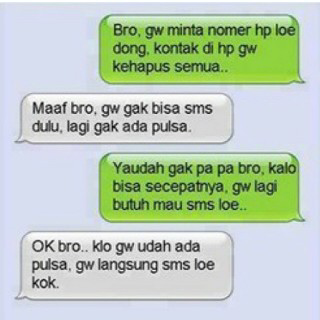 ini jadi nya kalo orang mabuk lg smsan masuk gan :ngakak