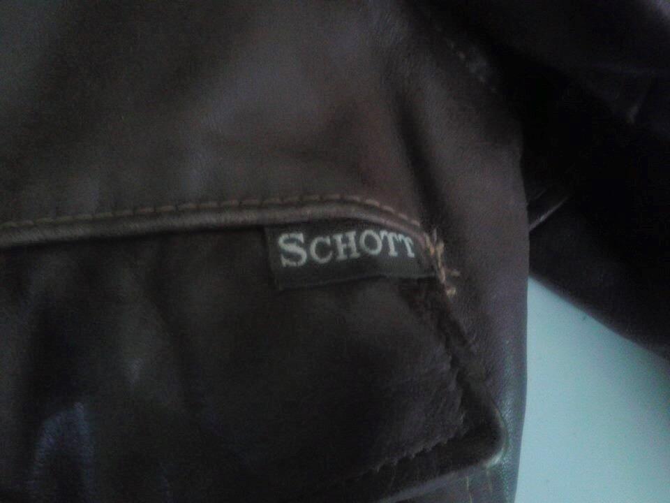 jaket kulit Genuine leather schott 674