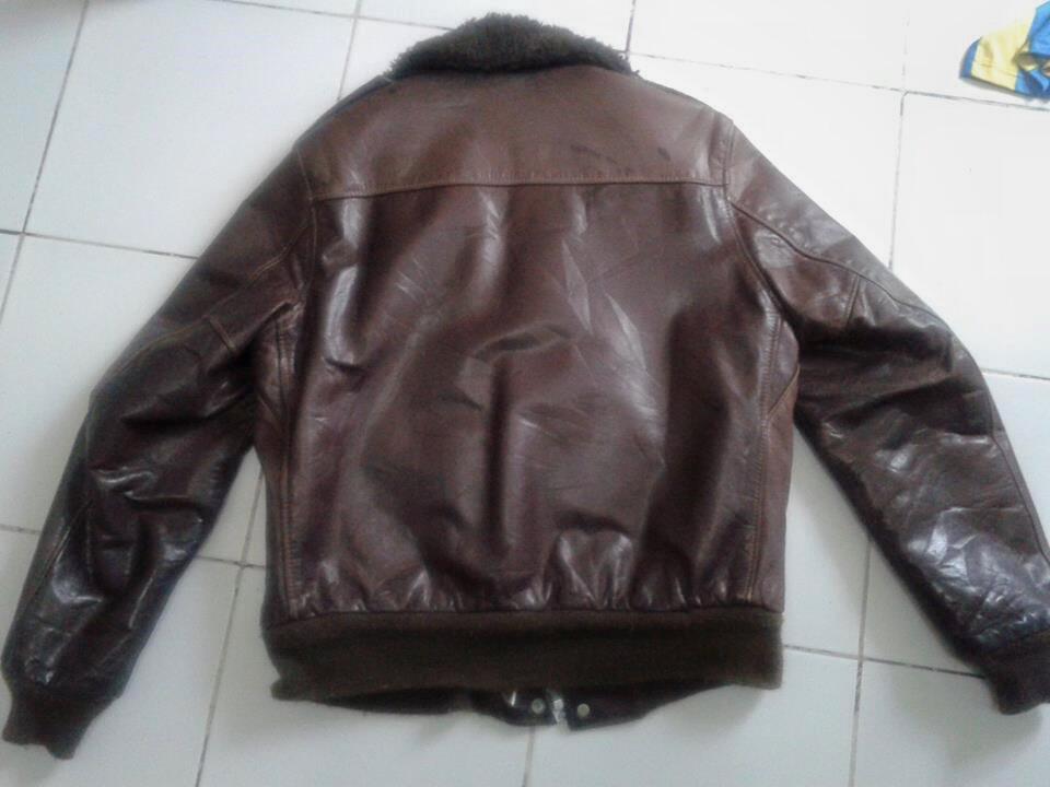 jaket kulit Genuine leather schott 674
