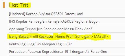 Iseng Buka2 Profil Kaskuser, Nemu Profil Suhu gan &gt; MASUK &lt;