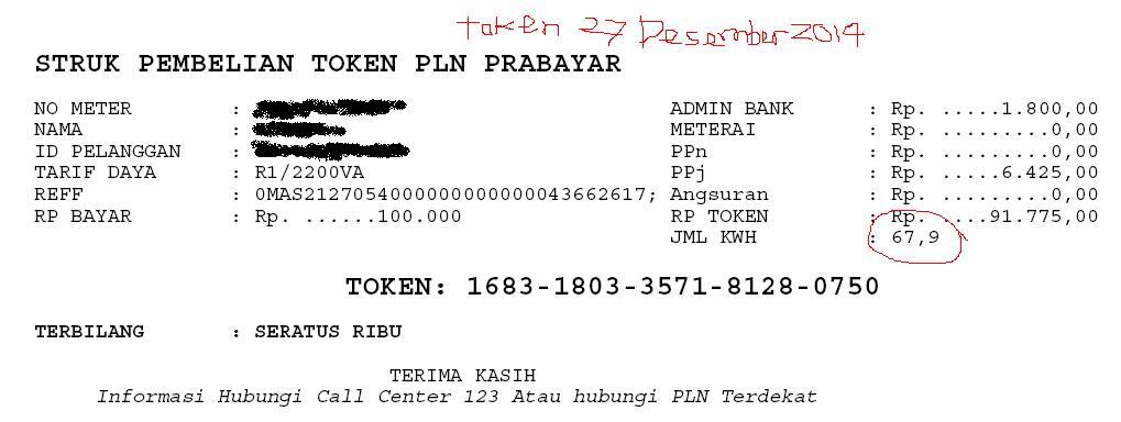 &#91;INFO&#93; Lagi2 Tarif PLN 1300va keatas NAIK LAGI, tanpa pemberitahuan secara Umum
