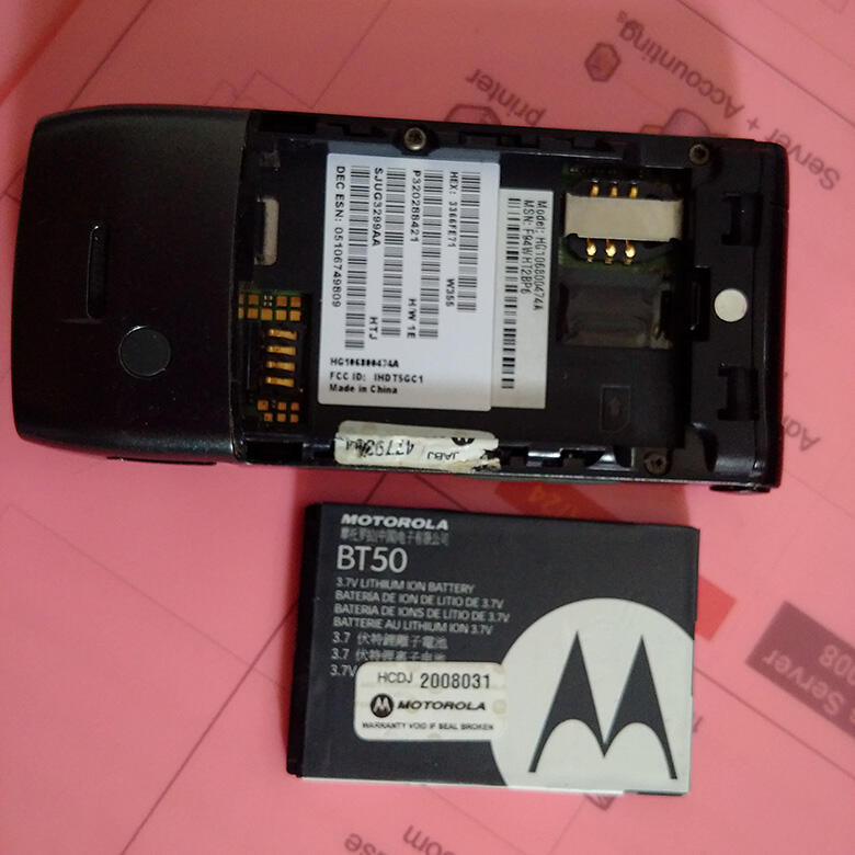 handphone Motorola W355 - hape CDMA