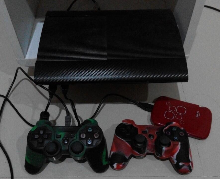 Wts PS3 superslim Ode + hd ext 500gb full game like new tangerang kota