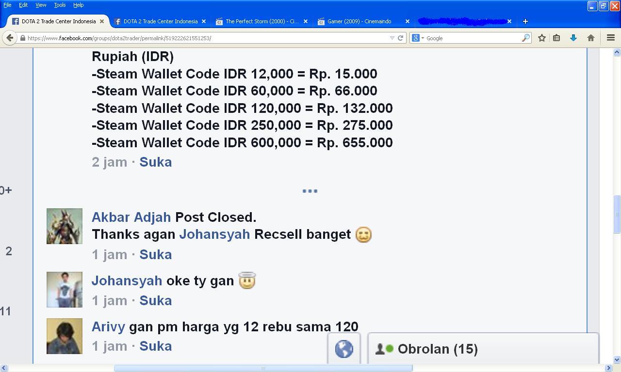 Jual Voucher Game Online, Steam, dan Pulsa