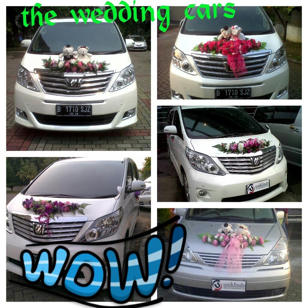 SEWA / RENTAL Alphard vellfire White Wedding car termurah di jakarta